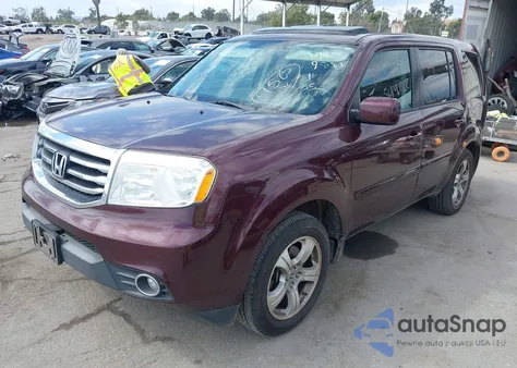 2014 Honda Pilot Ex-L z USA, uszkodzony, nr VIN 5FNYF3H57EB019883